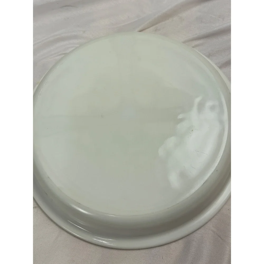 Vintage Little Bo Peep Ceramic Divided Grill Plate Blue White Nursery Rhyme 8in